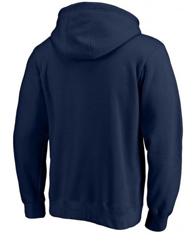 Men's Navy Washington Capitals Primary Logo Pullover Hoodie $34.21 Sweatshirt