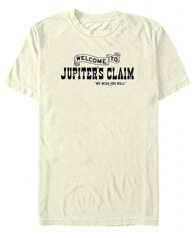 Men's Nope Jupiter's Claim Welcome Icon Short Sleeve T-shirt Ivory/Cream $14.00 T-Shirts