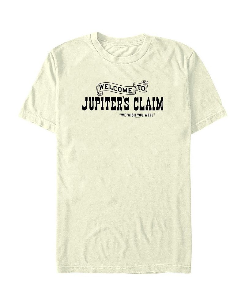 Men's Nope Jupiter's Claim Welcome Icon Short Sleeve T-shirt Ivory/Cream $14.00 T-Shirts