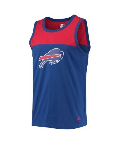 Men's Royal, Red Buffalo Bills Team Touchdown Fashion Tank Top $20.50 T-Shirts