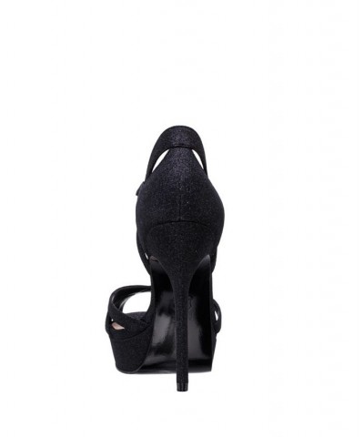 Women's Samara Platform Evening Sandal Black $42.57 Shoes