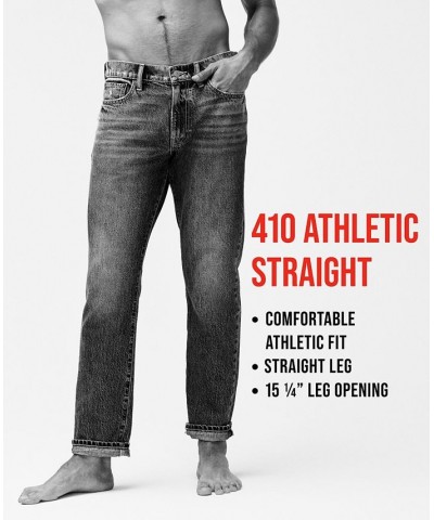 Men's 410 Athletic Fit Straight Leg COOLMAX Jeans Blue $31.72 Jeans