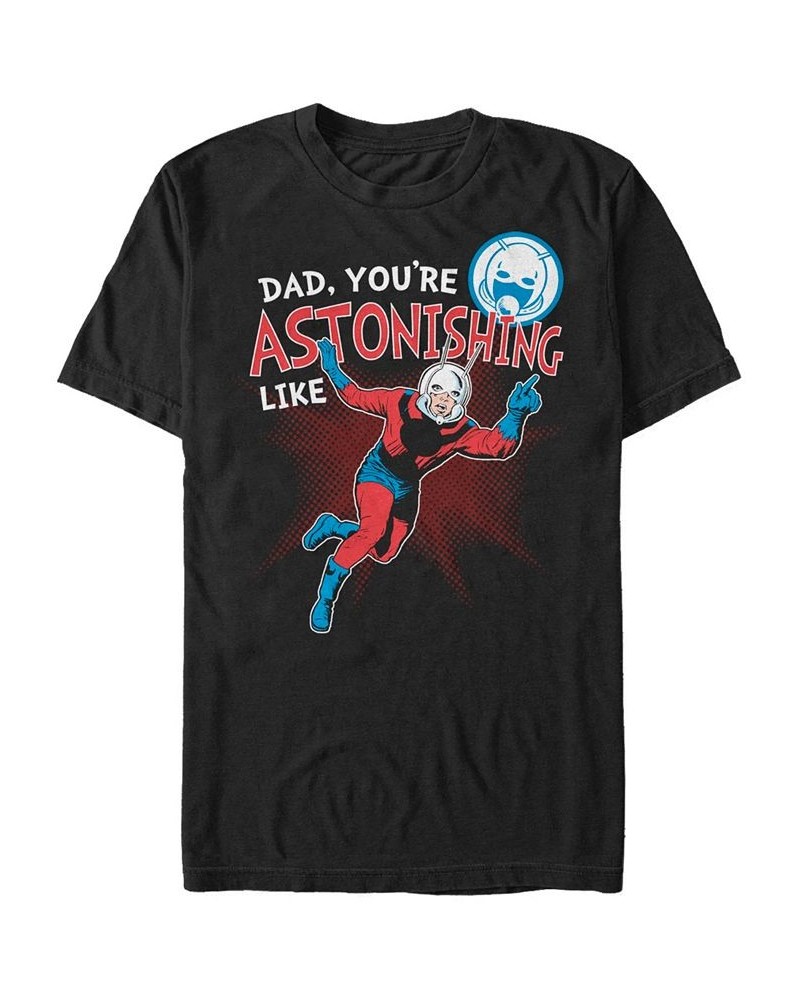 Marvel Men's Comic Collection Astonishing Like Ant-Man Short Sleeve T-Shirt Black $17.15 T-Shirts