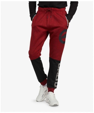 Men's Big and Tall Urban Hitter Joggers Red $42.12 Pants