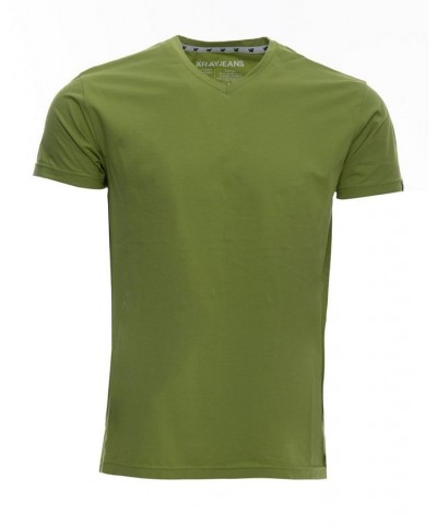 Men's Basic V-Neck Short Sleeve T-shirt PD19 $13.50 T-Shirts