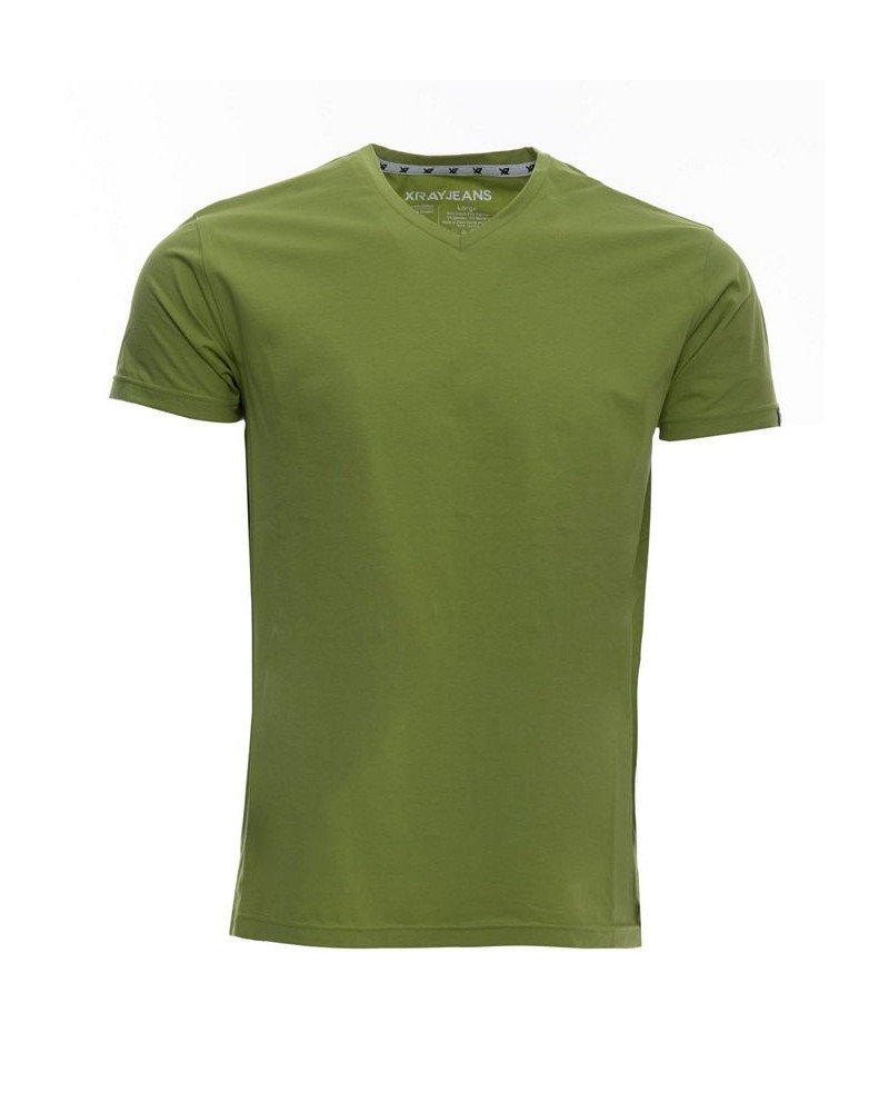 Men's Basic V-Neck Short Sleeve T-shirt PD19 $13.50 T-Shirts