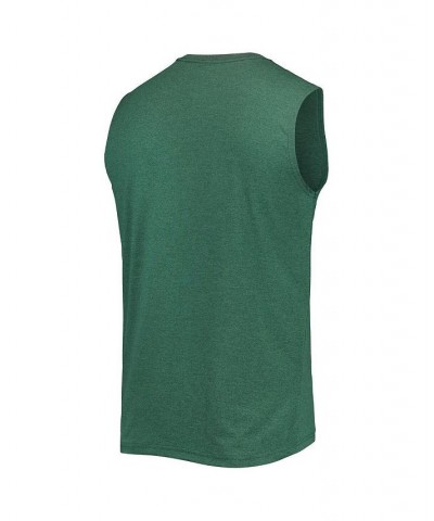 Men's Green Green Bay Packers Brushed Sleeveless Tank Top $16.66 T-Shirts