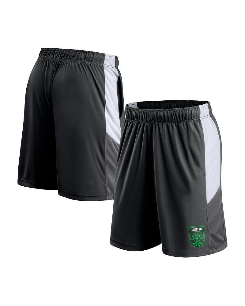 Men's Branded Black Austin FC Prep Squad Shorts $24.29 Shorts