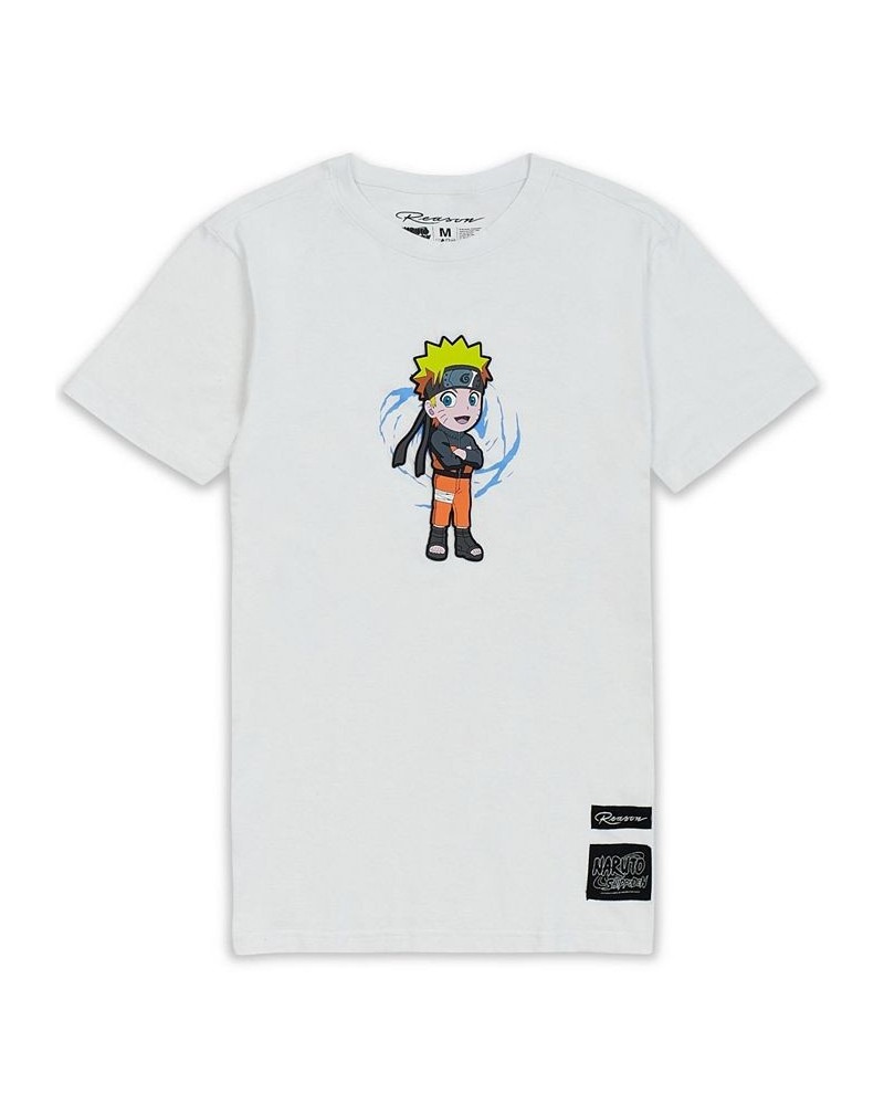 Men's Chibi Naruto Graphic T-shirt White $27.00 T-Shirts