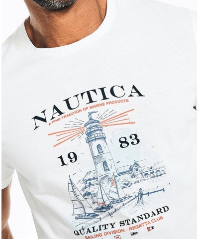 Men's Sustainably Crafted Short-Sleeve Graphic T-Shirts White $18.11 T-Shirts