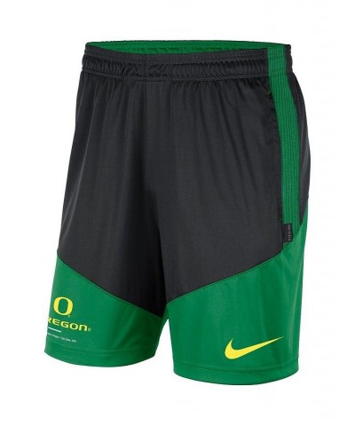 Men's Black, Green Oregon Ducks Team Performance Knit Shorts $29.14 Shorts