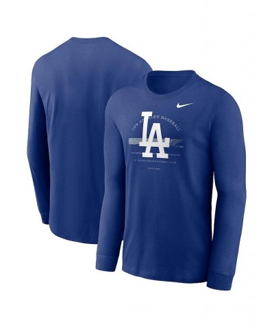 Men's Royal Los Angeles Dodgers Over Arch Performance Long Sleeve T-shirt $24.00 T-Shirts