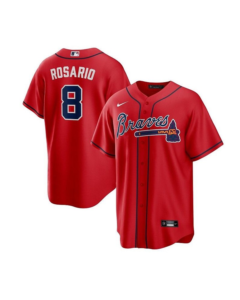 Men's Eddie Rosario Red Atlanta Braves Alternate Replica Player Jersey $65.25 Jersey