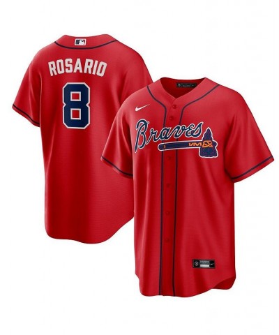 Men's Eddie Rosario Red Atlanta Braves Alternate Replica Player Jersey $65.25 Jersey