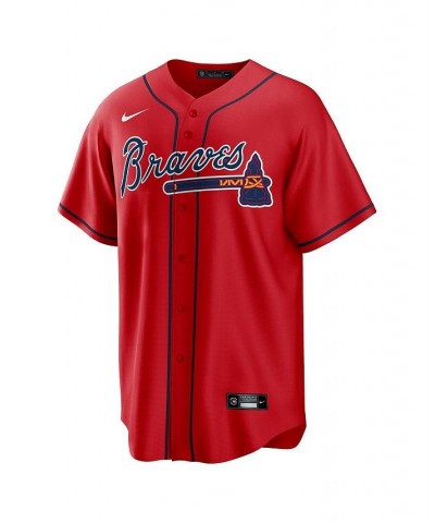 Men's Eddie Rosario Red Atlanta Braves Alternate Replica Player Jersey $65.25 Jersey