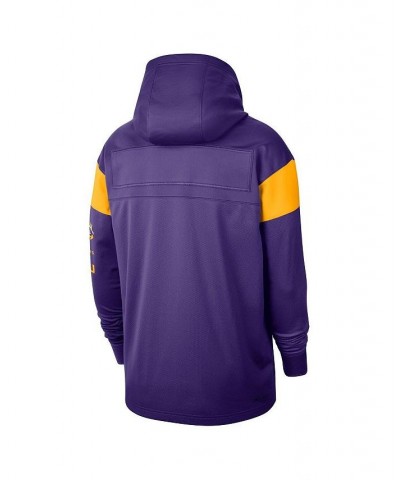 Men's Purple LSU Tigers Jersey Performance Pullover Hoodie $33.00 Sweatshirt