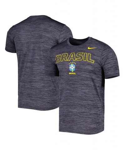 Men's Black Brazil National Team Lockup Velocity Legend Performance T-shirt $22.50 T-Shirts