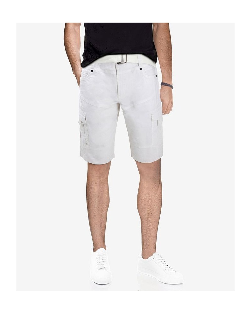 Men's Belted Stretch Twill Cargo Short PD01 $26.60 Shorts