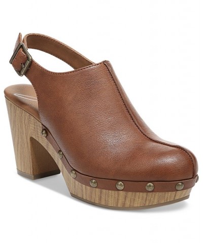 Women's Chessa Slingback Studded Clogs PD03 $39.60 Shoes