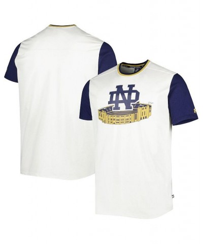 Men's White, Navy Notre Dame Fighting Irish Iconic Block T-shirt $30.24 T-Shirts