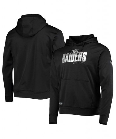 Men's Black Las Vegas Raiders Combine Authentic Hard Hash Pullover Hoodie $28.52 Sweatshirt