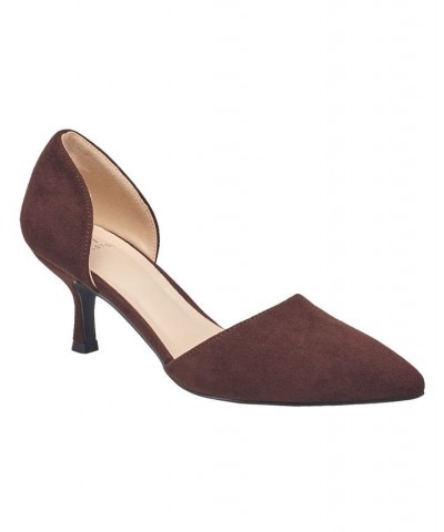 Women's Bali Pointed Pumps Brown $41.04 Shoes