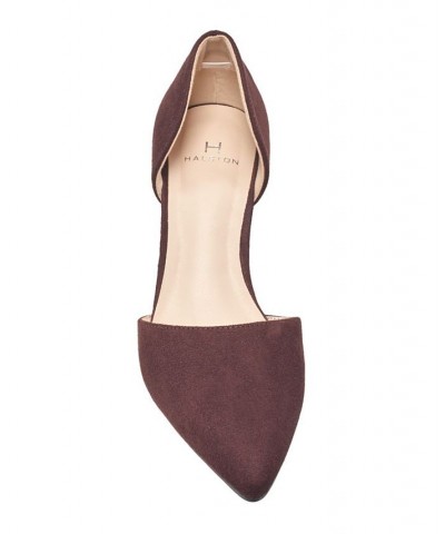 Women's Bali Pointed Pumps Brown $41.04 Shoes