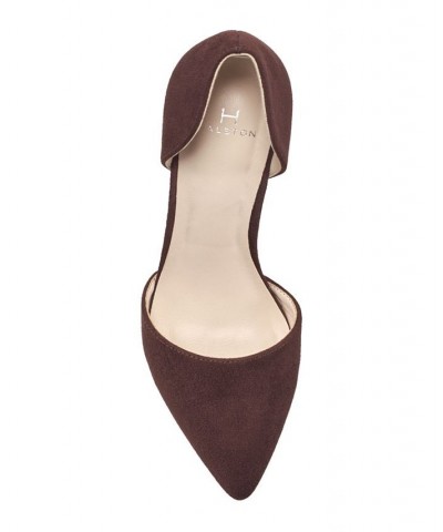 Women's Bali Pointed Pumps Brown $41.04 Shoes