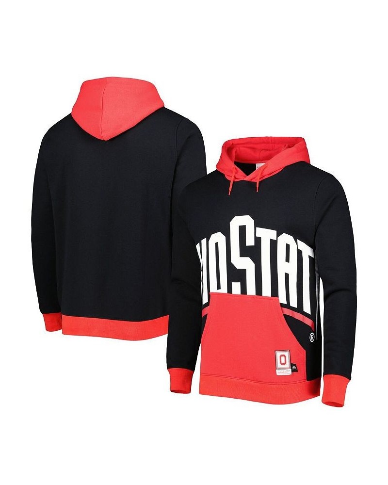 Men's Black Ohio State Buckeyes Big Face Pullover Hoodie $37.20 Sweatshirt