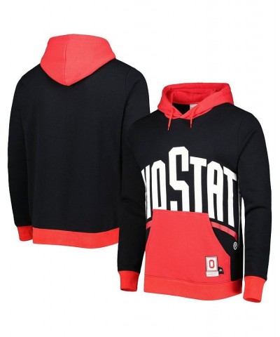 Men's Black Ohio State Buckeyes Big Face Pullover Hoodie $37.20 Sweatshirt