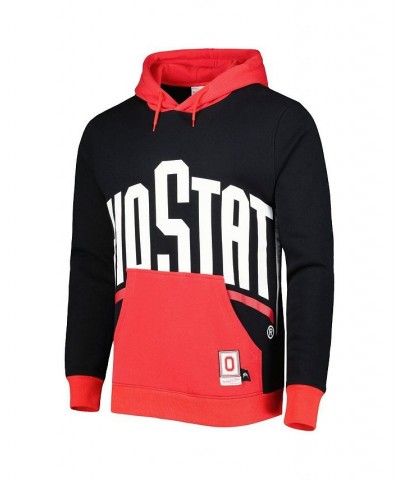 Men's Black Ohio State Buckeyes Big Face Pullover Hoodie $37.20 Sweatshirt