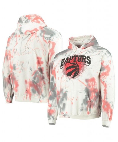 Men's Cream Toronto Raptors Tie-Dye Pullover Hoodie $27.90 Sweatshirt