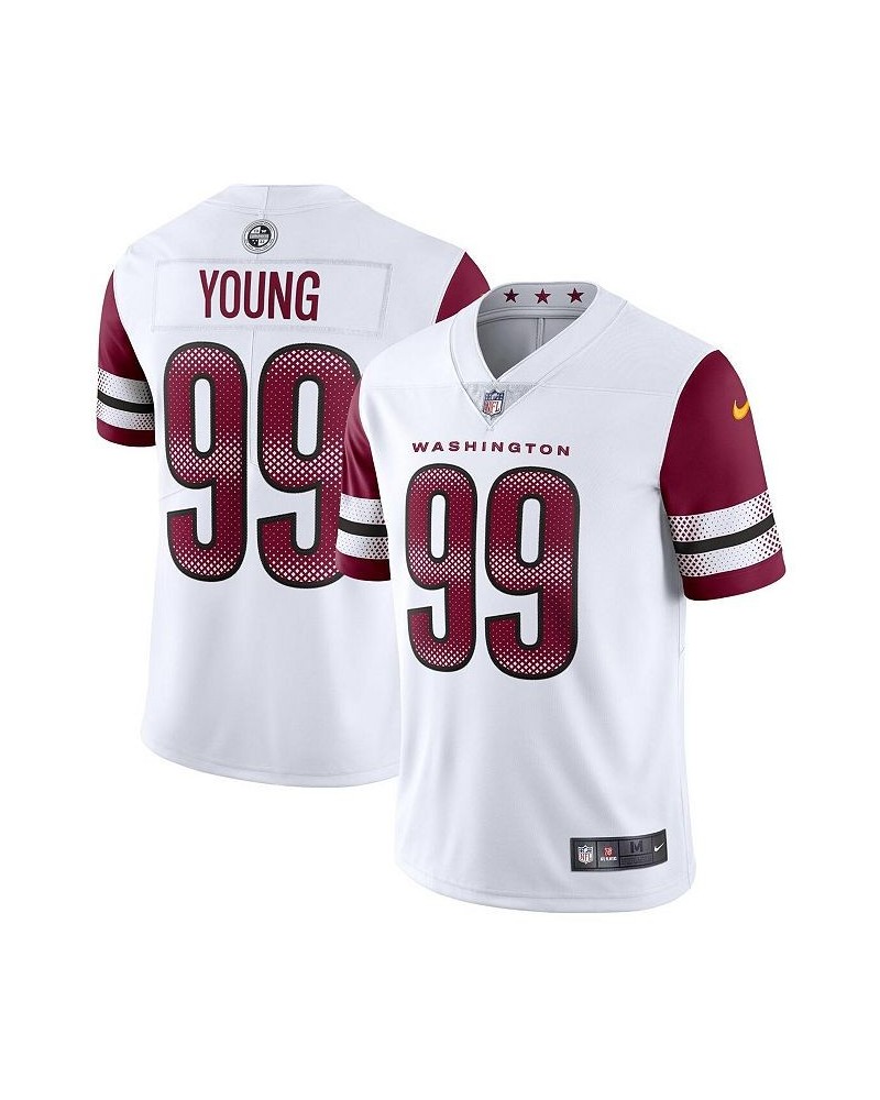 Men's Chase Young White Washington Commanders Vapor Limited Jersey $46.80 Jersey