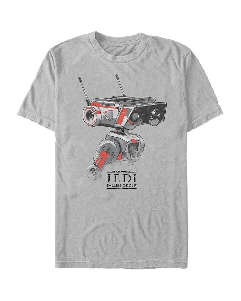 Star Wars Men's Jedi Fallen Order BD-1 Sketch T-shirt Gray $16.45 T-Shirts