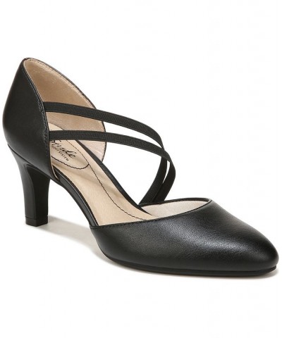 Grace Pumps Black Faux Leather $53.99 Shoes