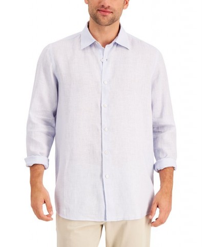 Men's 100% Linen Shirt PD02 $17.77 Shirts