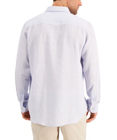 Men's 100% Linen Shirt PD02 $17.77 Shirts