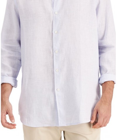 Men's 100% Linen Shirt PD02 $17.77 Shirts