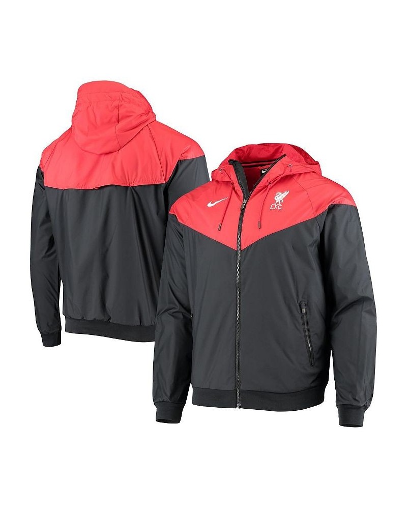 Men's Black Liverpool Windrunner Full-Zip Jacket $41.40 Jackets