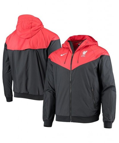 Men's Black Liverpool Windrunner Full-Zip Jacket $41.40 Jackets