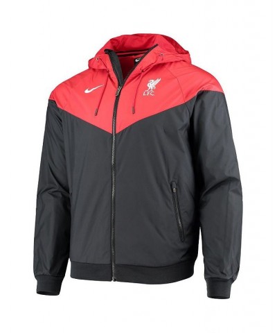 Men's Black Liverpool Windrunner Full-Zip Jacket $41.40 Jackets