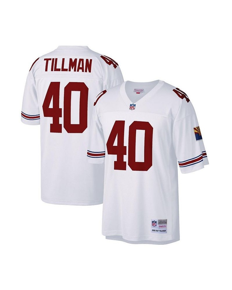 Men's Pat Tillman White Arizona Cardinals Big and Tall 2000 Retired Player Replica Jersey $83.30 Jersey