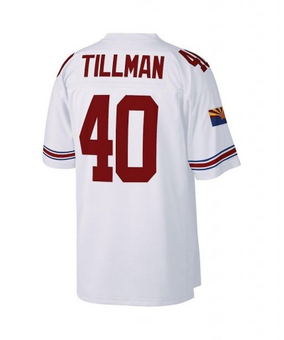 Men's Pat Tillman White Arizona Cardinals Big and Tall 2000 Retired Player Replica Jersey $83.30 Jersey