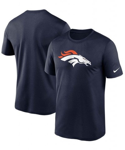 Men's Big and Tall Navy Denver Broncos Logo Essential Legend Performance T-shirt $24.50 T-Shirts