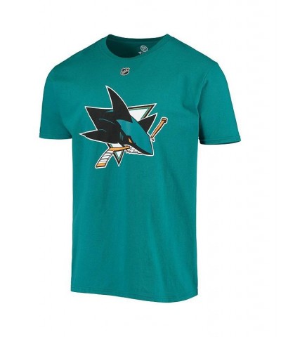 Men's Branded Teal Logan Couture San Jose Sharks Player Name and Number T-shirt $18.86 T-Shirts