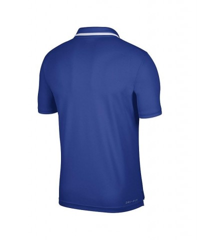 Men's Royal Duke Blue Devils Wordmark Performance Polo Shirt $23.97 Polo Shirts