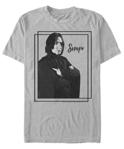 Men's Snape Obviously Short Sleeve Crew T-shirt Silver $15.40 T-Shirts