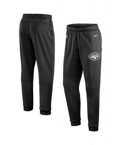 Men's Black New York Jets Team Sideline Training Performance Pants $48.59 Pants