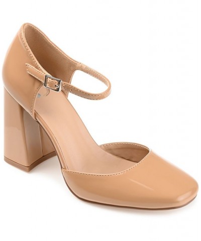 Women's Hesster Heels Tan/Beige $48.00 Shoes