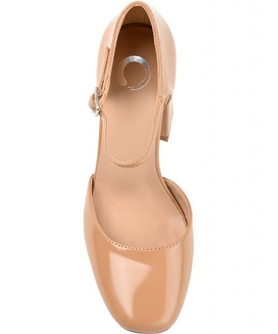 Women's Hesster Heels Tan/Beige $48.00 Shoes